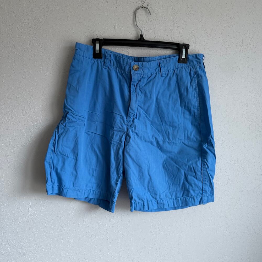 Vineyard Vines Blue 100% Cotton Club Shorts Mens 33 Summer Classic Preppy Simple
